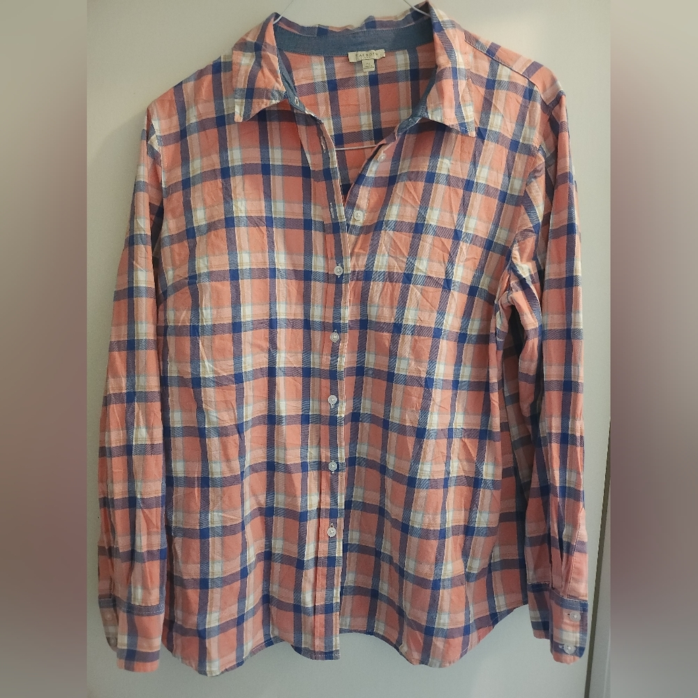 Talbots cotton Blouse, Size xl, Preloved